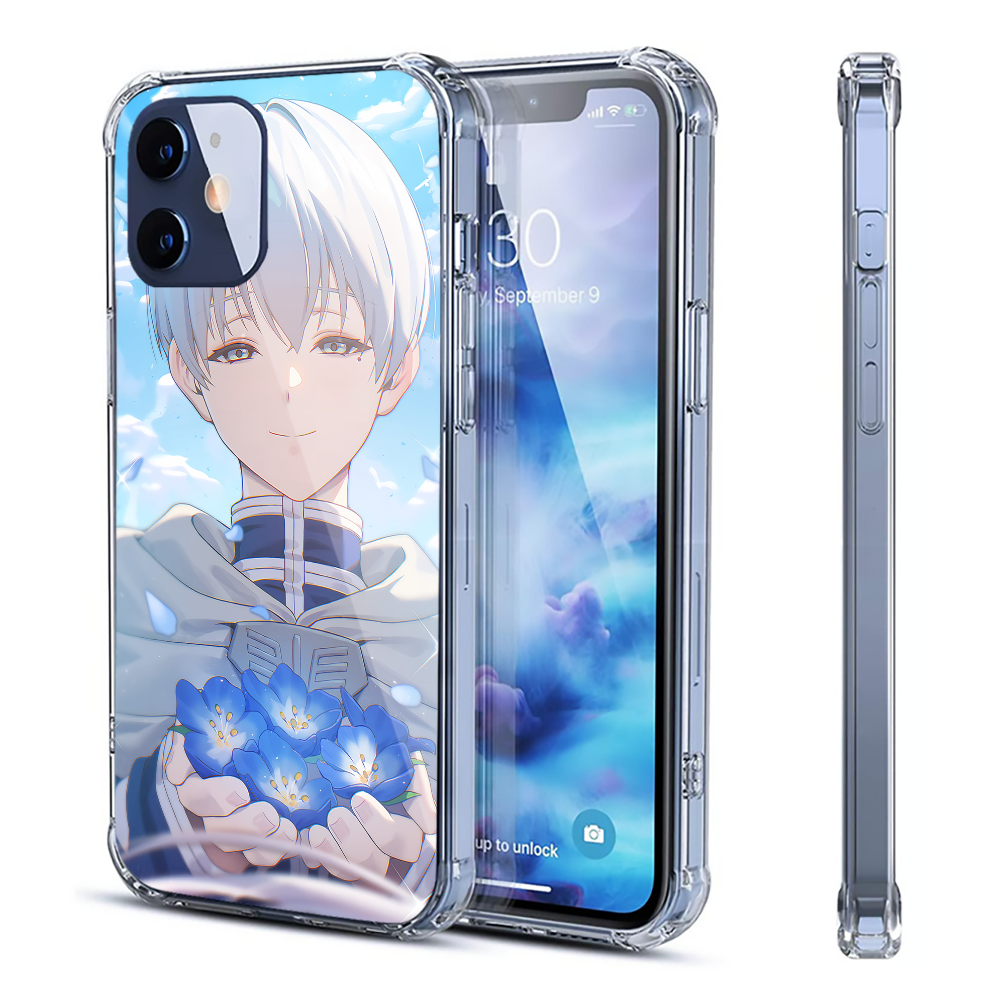 （画像用） 葬送のフリーレン Frieren 【iPhone 12シリーズ対応】透明スマホケース（クリアソフトケース）